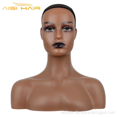 Aisi Hair Natural Wholesale Most Realistic For Wig Display Popular Female Mannequin Head